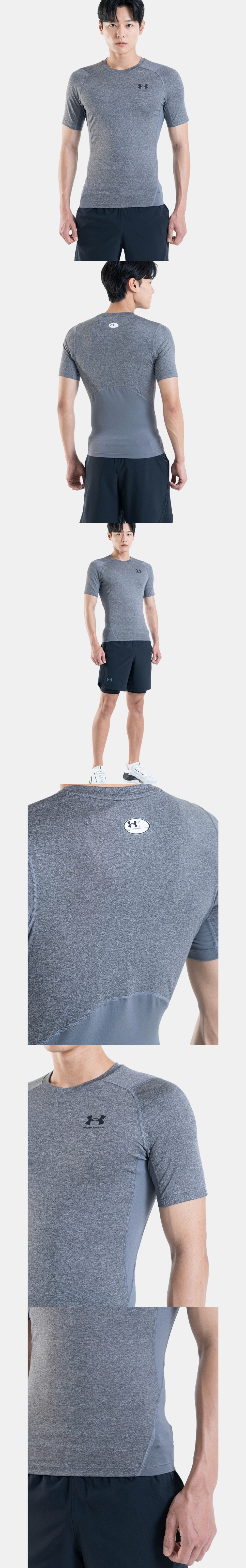 언더아머 HeatGear 남성 컴프레션 반팔 상세 이미지