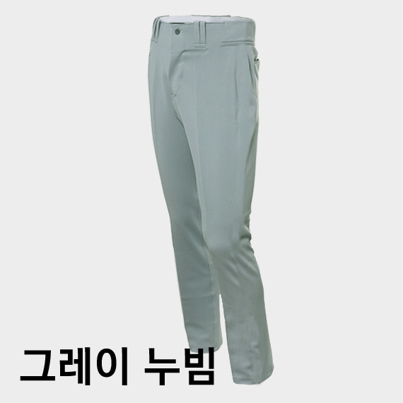 누빔 · 그레이 짱베이스볼 야구 유니폼 긴바지