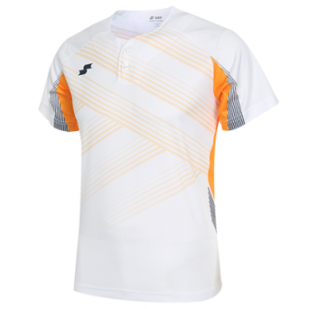 사사키 SSK 승화 단추형 하계티 - 1801 Orange Cross Stripe