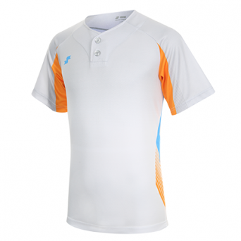 사사키 SSK 승화 단추형 하계티 - 1801 Silver Orange