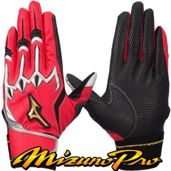 미즈노 MIZUNO PRO 프로 실리콘파워아크 배팅장갑 1EJEA20062
