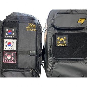 태극기 자수 와펜 (벨크로형)