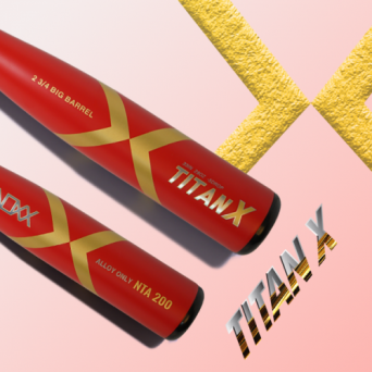 녹스 TITANX 알로이 -5드랍 1.21 인증배트 레드