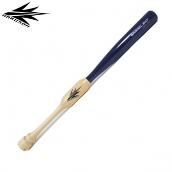 Hakusoh 하쿠소 배럴 배트 트레이닝 나무 배트 33.5인치 (네이비/원목)