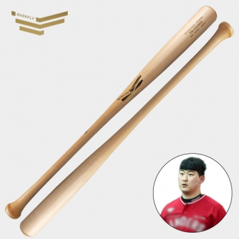 오버플라이 나무배트 프로엘리트 하재훈 모델 네츄럴/골드로고 THE HOONER