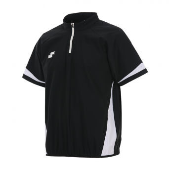 사사키 SSK Flex Windbreaker 바람막이 반팔 Black