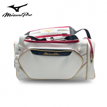 MIZUNO 미즈노 프로 샵오더 미들백 화이트골드레드