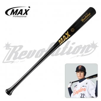 맥스 MAX 레볼루션 메이플 우드 나무 배트 채은성 선수 모델 블랙 S9006