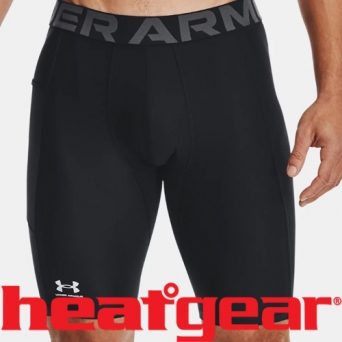 언더아머 남성 HeatGear 포켓 롱 쇼츠 1361602-001 블랙