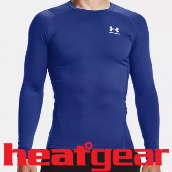 언더아머 UA HeatGear 아머 긴팔 컴프레션 언더셔츠 1361524-400 블루