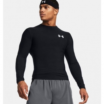 언더아머 HeatGear OG 컴프레션 긴팔 스판언더티 1387696-001 블랙