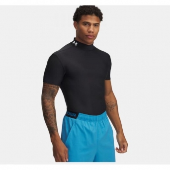 언더아머 HeatGear OG 컴프레션 반팔 스판언더티 1390098-001 블랙