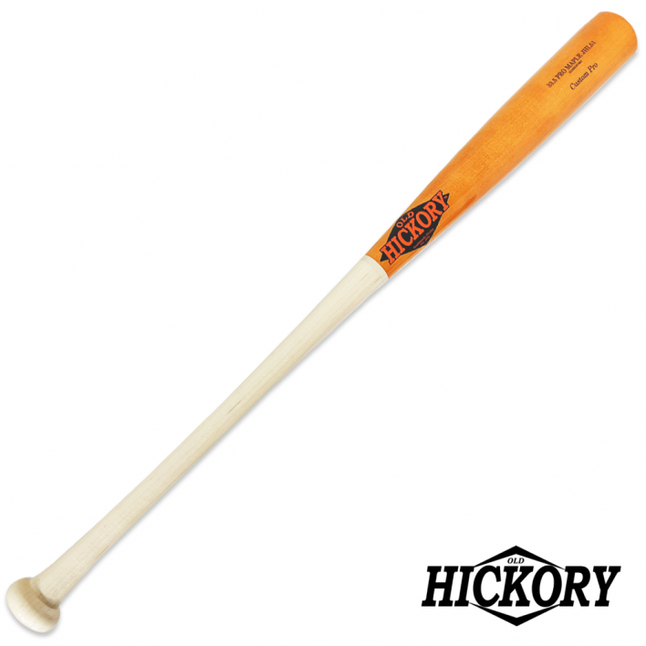 올드 히코리 OLD HICKORY 프로선수용 메이플 나무배트 오렌지/네추럴 JHL51