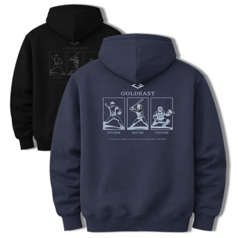 골드이스트 동계 BTG 포지션 기모 후드티