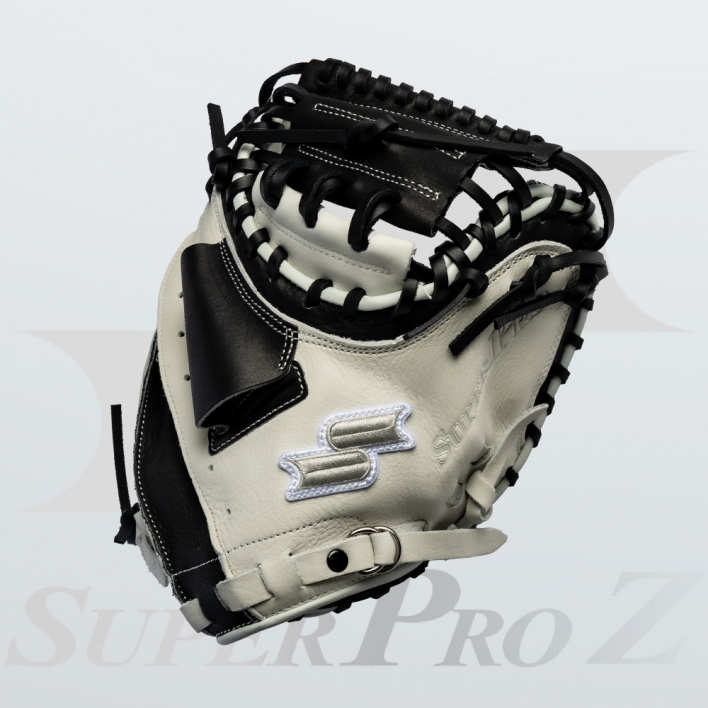 SSK Superpro Z0714 포수 미트 34.5인치 화이트/블랙