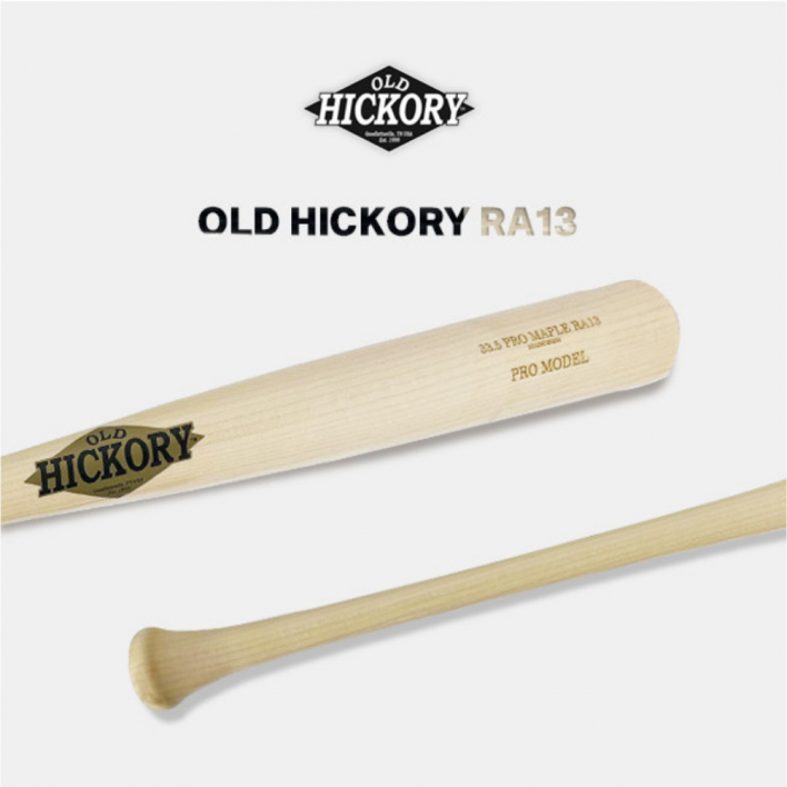 올드 히코리 OLD HICKORY 프로선수용 메이플 나무배트 네추럴 RA13.1