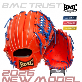 BMC 트러스트 올라운드 글러브 12인치 RU-390010 레드오렌지/블루