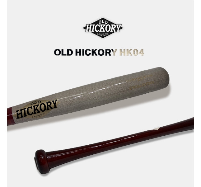 올드 히코리 OLD HICKORY 프로선수용 메이플 나무배트 체리/차콜 HK04 오타니패턴