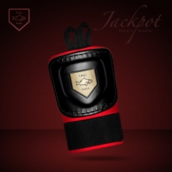 강스스튜디오 야구 손등가드 잭팟 핸드가드 블랙/레드 KJG-H01