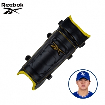 리복 류지혁2 PRO GAME MODEL 롱 풋가드 양타용 (블랙/옐로우)