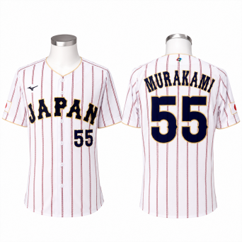 미즈노 2026 WBC 사무라이 재팬 레플리카 홈 유니폼 화이트