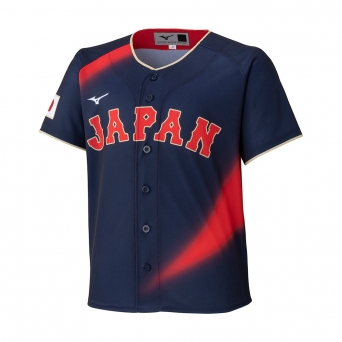 미즈노 2026 WBC 사무라이 재팬 레플리카 원정 유니폼 네이비 노마킹