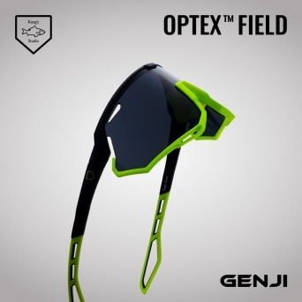 강스스튜디오 성인 스포츠 선글라스 GENJI KST-SA33 블랙그린/블랙렌즈