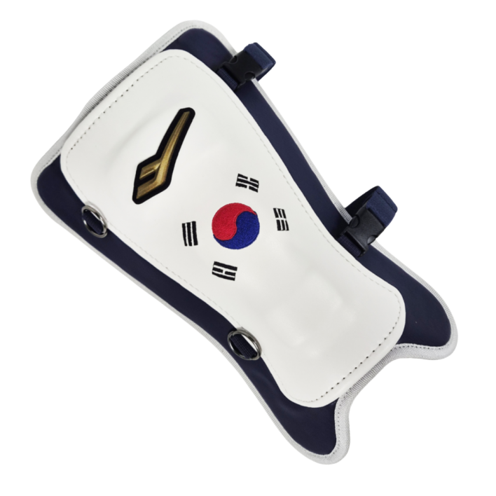 프로스펙스 포프로 국가대표 모델 풋가드 롱타입 KOR-02 화이트/네이비